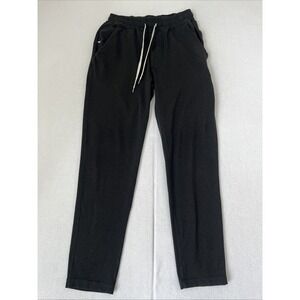*READ* Vuori Ponto Performance Pants V418 Black Tapered Gym Mens Sz Small